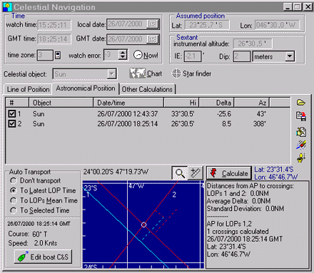 best celestial navigation calculator